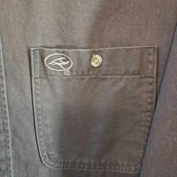 REDHEAD MENS 90S VINTAGE OUTDOOR 100% COTTON SHIRT BROWN TAN LONG SLEEVE MEDIUM - Picture 5 of 11